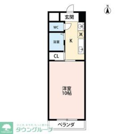 クレスト名駅西の物件間取画像